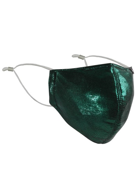 Metallic Green Filter Mask