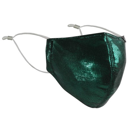 Metallic Green Filter Mask