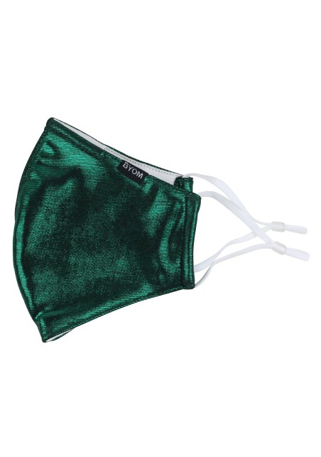 Metallic Green Filter Mask