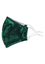 Metallic Green Filter Mask