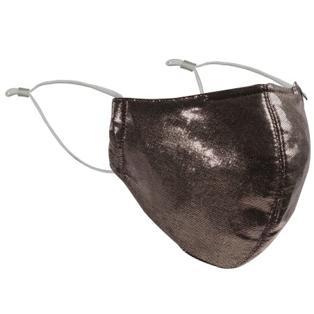 Rose Gold Metallic Filter Mask
