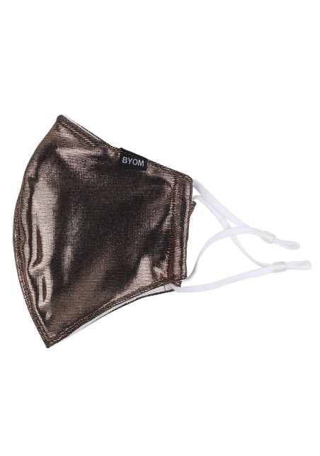 Rose Gold Metallic Filter Mask