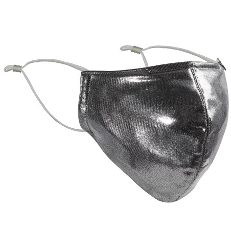 Solid Mask in Metallic Silver