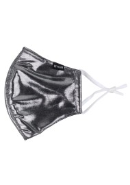 Metallic Silver Mask | Solid Silver Mask in Metallic Sheen Finish