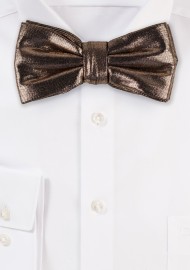 Rose Gold Glitter Bow Tie
