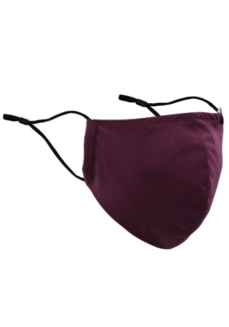 Face Mask Sets | Plum Purple Mask Set | Solid Color Tie and Face Mask Set in Plum