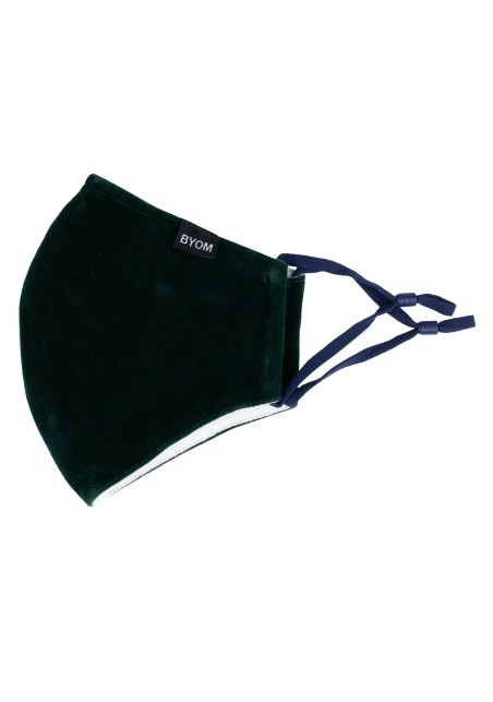 Pine Green Velvet Mask