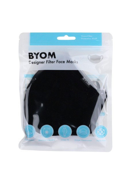 Black Velvet Mask in Bag