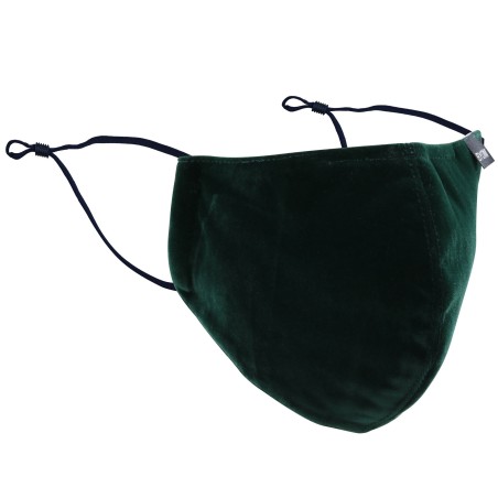 Pine Green Velvet Mask