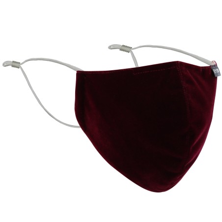 Velvet Face Mask in Elegant Burgundy