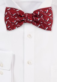 Fun Christmas Print Bow Tie