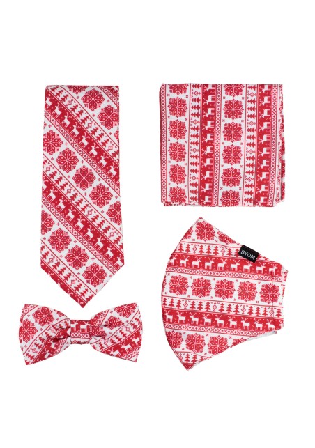 Swedish Christmas Print Face Mask Gift Set