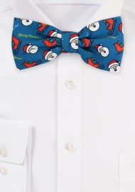 Bow Tie in HoHoHo Santa Print