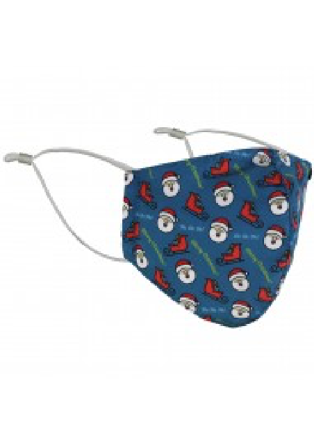 Mask in HoHoHo Santa Print