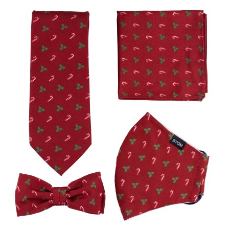 Christmas Print Face Mask Set for Men