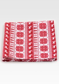 Holiday Print Pocket Square in Swedish Design Print