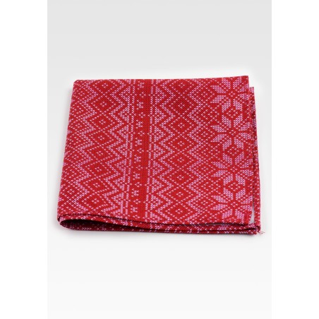 Christmas Print Designer Hanky