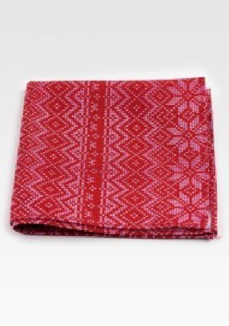 Christmas Print Designer Hanky
