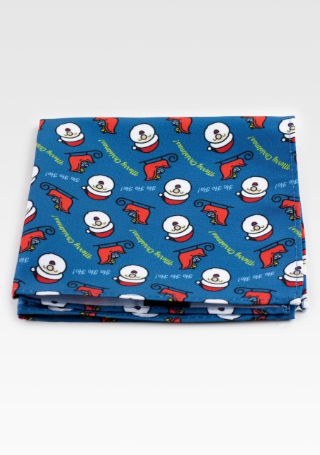 HoHoHo Santa Print Hanky
