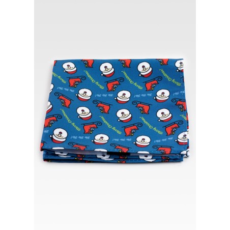 HoHoHo Santa Print Hanky