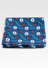 HoHoHo Santa Print Hanky
