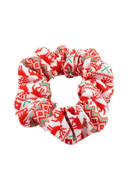 Scandinavian Christmas Design Scrunchie