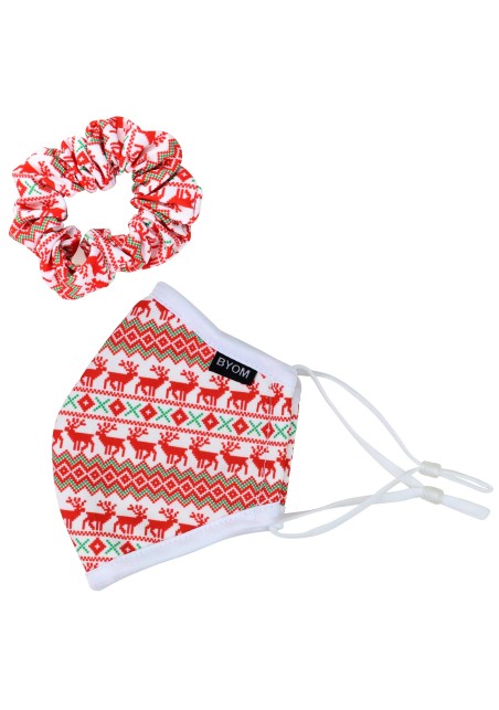 Scandinavian Christmas Kids Mask Set