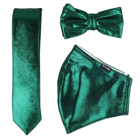 Glitter Mask Set in Pine Green