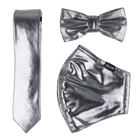 Sparkly Silver Mask Set