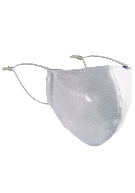 White Glitter Mask
