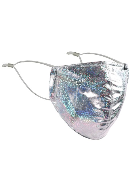 Glitter Mask in Silver