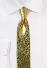 Festive Glitter Necktie in Gold