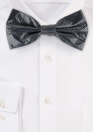 Metallic Print Bow Tie