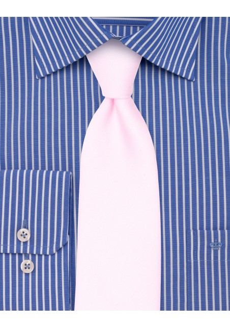 Delicate Linen Blush Pink Linen Tie
