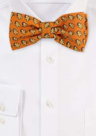 Orange Gingerbread Man Bow Tie