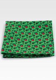 Elf Print Mask Pocket Square