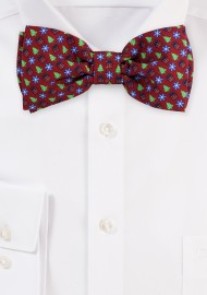 Bow Tie in Christmas Gift Wrap Print