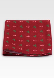 Christmas Print Pocket Square