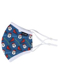 HoHoHo Santa Print Kids Mask