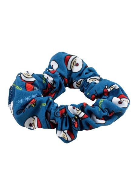 HoHoHo Santa Print Scrunchie