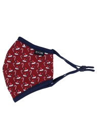 Kids Mask in Candy Cane Print