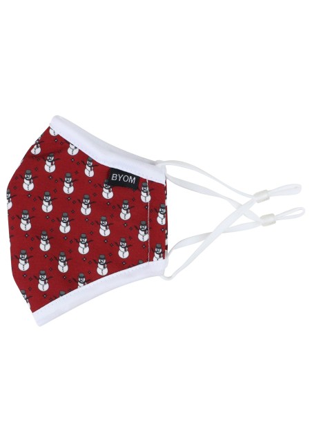 Snowman Print Scrunchie