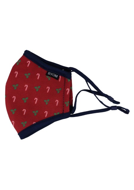 Kids Mask in Christmas Print