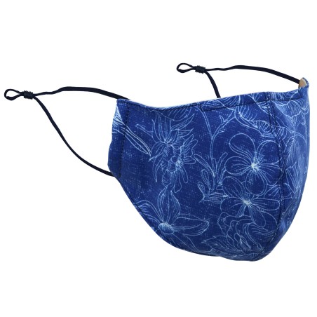 Japanese Floral Print Face Mask
