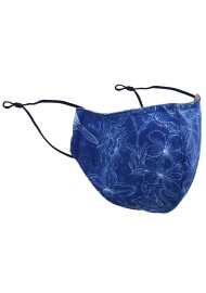 Japanese Floral Print Face Mask