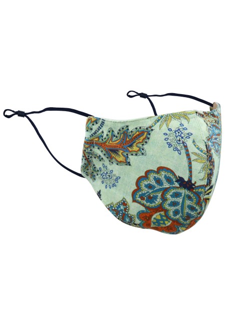 Vintage Floral Print Filter Mask
