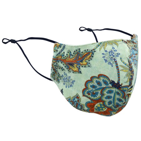 Vintage Floral Print Filter Mask
