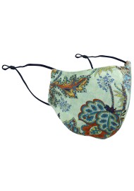 Vintage Floral Print Filter Mask