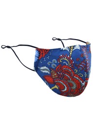 Whimsical Floral Print Face Mask
