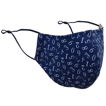 Lucky Numbers Filter Mask in Navy